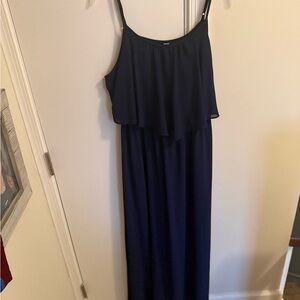 Xhilaration Dark Blue Maxi Dress